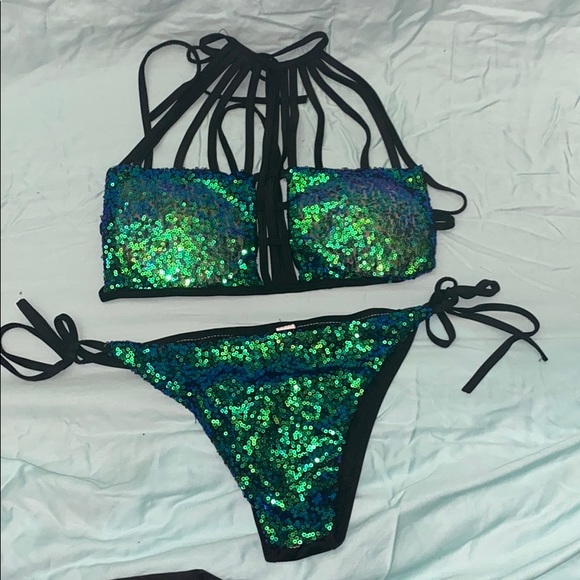Mermaid Sequined Bathing Suit - Picture 2 of 4